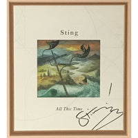 Sting Autographed All This Time CD Collage w/BAS LOA - Music Memorabilia Collage