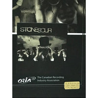 Stone Sour Come What(Ever) May CRIA Gold Album Award presented to guitarist - Record Award