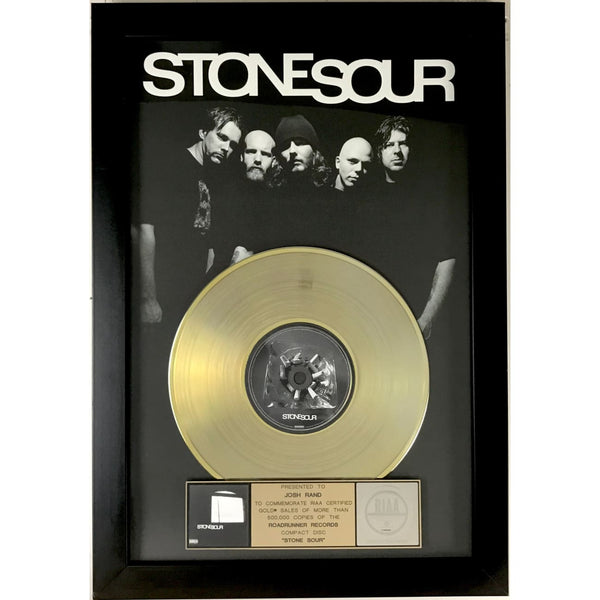 Stone Sour debut RIAA Gold Album Award - Record Award