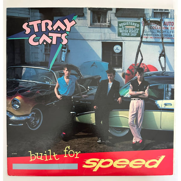 Stray Cats Built For Speed 1982 Original Vinyl ST-17070 - Media