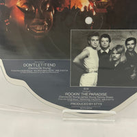 Styx ’Don’t Let It End’ UK Import 1983 Picture Disc 45 Record AMX120 - Media