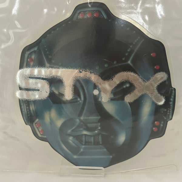 Styx ’Don’t Let It End’ UK Import 1983 Picture Disc 45 Record AMX120 - Media