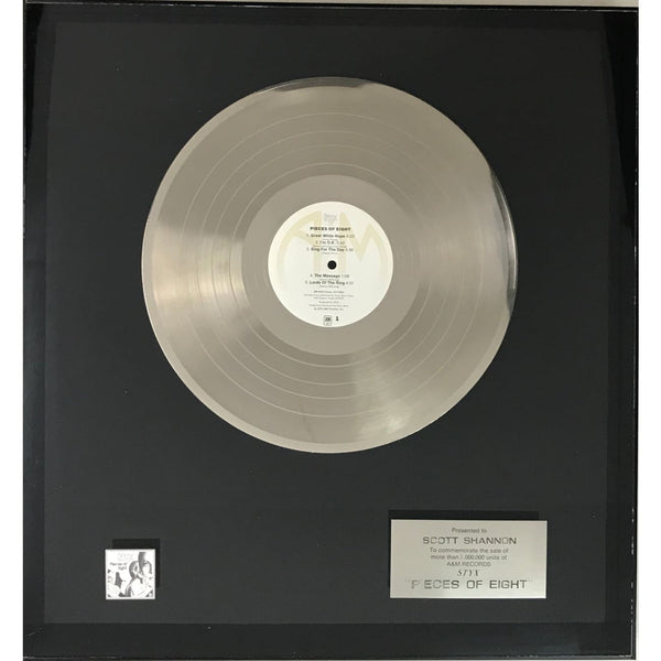 Styx Pieces Of Eight early 80s A&M Records Award - Record Award