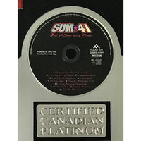 Sum 41 All Killer No Filler CRIA Platinum Album Award - Record Award