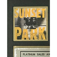 Sunset Park soundtrack RIAA Platinum Album Award - Record Award