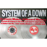 System Of A Down Mezmerize & Hypnotize Combo RIAA Platinum Album Award - Record Award