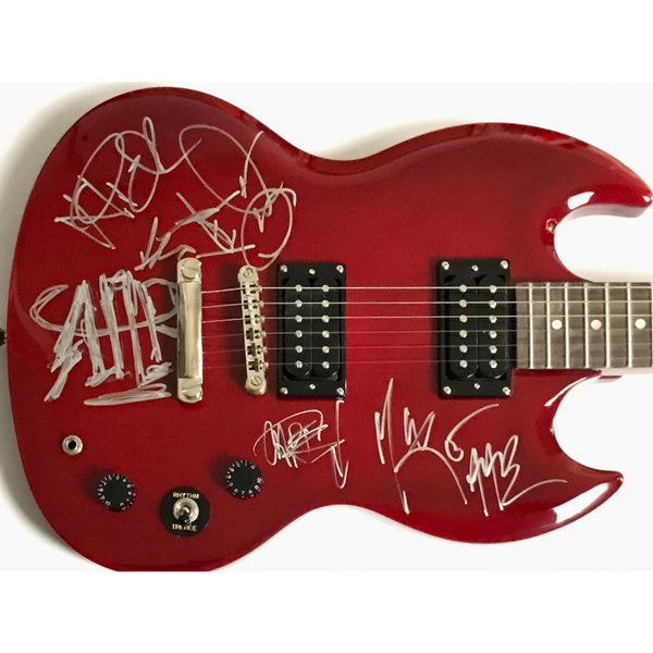 The All-American Rejects Signed Epiphone SG Guitar w/BAS LOA - Guitar