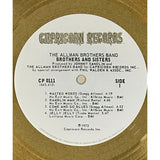 The Allman Brothers Band Brothers And Sisters RIAA Gold Album Award - RARE - Record Award
