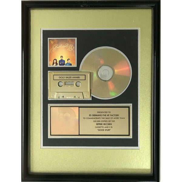 The B-52s Good Stuff RIAA Gold Album Award - Record Award