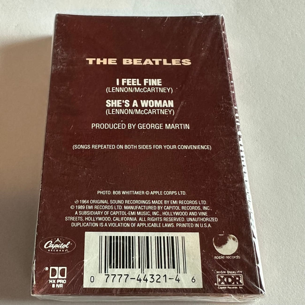 musicgoldmine.com - The Beatles I Feel Fine Cassette Single Sealed 1989 ...