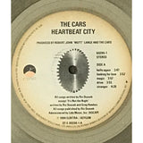 The Cars Heartbeat City Platinum Album Award - Record Award