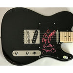 The Clash Mick Jones & Paul Simonon Signed Guitar w/BAS COA Guitar