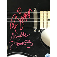 The Clash Mick Jones & Paul Simonon Signed Guitar w/BAS COA Guitar
