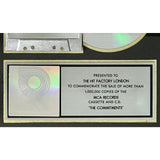 The Commitments soundtrack RIAA Platinum Album Award - Record Award