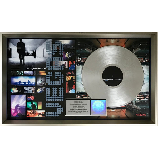 The Crystal Method Vegas RIAA Platinum Award - Record Award