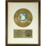 The Doobie Brothers ’Black Water’ RIAA Gold 45 Award - RARE - Record Award