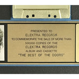 The Doors Best Of The Doors RIAA Gold Album Award - Record Award