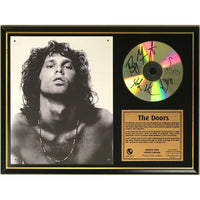 The Doors Ltd Edition Plaque Signed by Densmore Manzarek Krieger w/BAS LOA - Music Memorabilia
