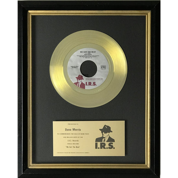 The Go-Gos ’We Got The Beat’ IRS Records award - Record Award