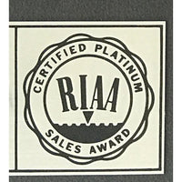 The J. Geils Band Freeze-Frame RIAA Platinum Album Award - Record Award