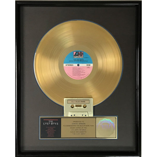 The Lost Boys Soundtrack RIAA Gold Album Award - Record Award