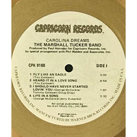 The Marshall Tucker Band Carolina Dreams 1977 Capricorn Records Award - Record Award