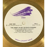 The Moody Blues Seventh Sojourn White Matte RIAA Gold LP Award - RARE - Record Award