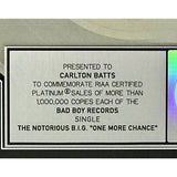 The Notorious B.I.G. ’One More Chance’ Platinum Single Award - Record Award