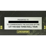 The Offspring Simple Plan Sum 41 ’Let The Bad Times Roll’ Tour Award - Record Award