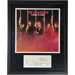 The Runaways 1977 Ticket Collage signed by Cherie Currie w/JSA COA - Music Memorabilia