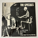 The Specials ’Ghost Town’ 12’’-45 Record Ext Version Vinyl 1981 UK Import Label Error - Media