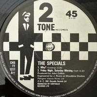 The Specials ’Ghost Town’ 12’’-45 Record Ext Version Vinyl 1981 UK Import Label Error - Media