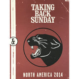 The Used & Taking Back Sunday 2014 Concert Tour Poster - Framed - Poster