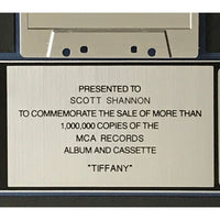 Tiffany self-titled debut RIAA Platinum Album Award - Record Award