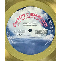Tom Petty & The Heartbreakers Into The Great Wide Open RIAA Gold Album Award - Record Award