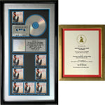 Toni Braxton debut RIAA 8x Multi-Platinum Album Award + Grammy® Win Certificate Plaque - Record Award