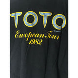 Toto 1982 European Tour Vintage T - shirt - Music Memorabilia