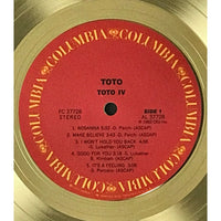 Toto IV RIAA Gold LP Award - Record Award