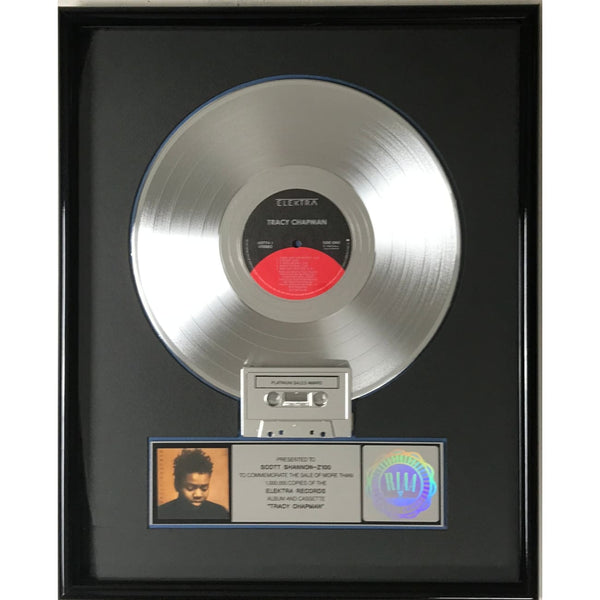 Tracy Chapman debut RIAA Platinum Album Award - Record Award
