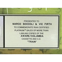 Train debut RIAA Platinum Album Award - Record Award