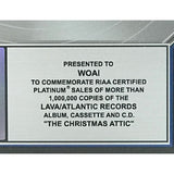 Trans-Siberian Orchestra The Christmas Attic RIAA Platinum Award - Record Award