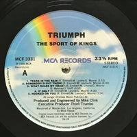 Triumph The Sport of Kings 1986 Import Vinyl MCF 3331 - Media