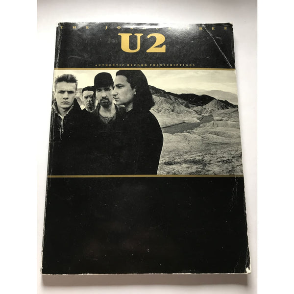 U2 The Joshua Tree Authentic Record Transcription Sheet Music 1987 - Music Memorabilia