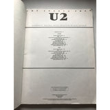 U2 The Joshua Tree Authentic Record Transcription Sheet Music 1987 - Music Memorabilia