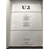 U2 The Joshua Tree Sheet Music Transcription 1987 - Music Memorabilia