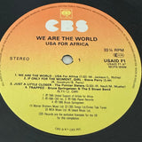 USA for Africa We Are The World 12’’ Record 1985 UK Import Gatefold USAIDF1 - Media