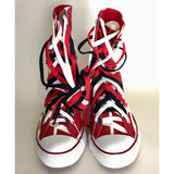 Van Halen Converse ’Frankenstrat’ Rare Prototype Ultra-High Tops - NEW - Music Memorabilia