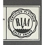 Van Halen Fair Warning RIAA Platinum Album Award - Record Award