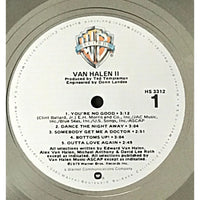 Van Halen II RIAA Platinum LP Award - Record Award