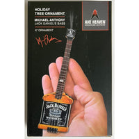 Van Halen Michael Anthony ’Jack Daniels’ Mini Bass Holiday Ornament - Miniatures